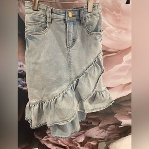 Girls denim skirt